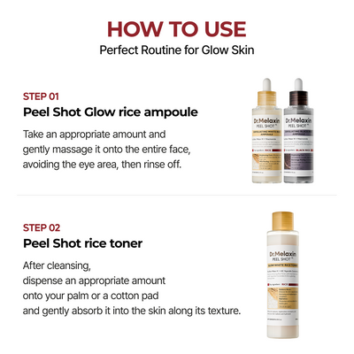 Peel Shot Exfoliating Glow Rice Line